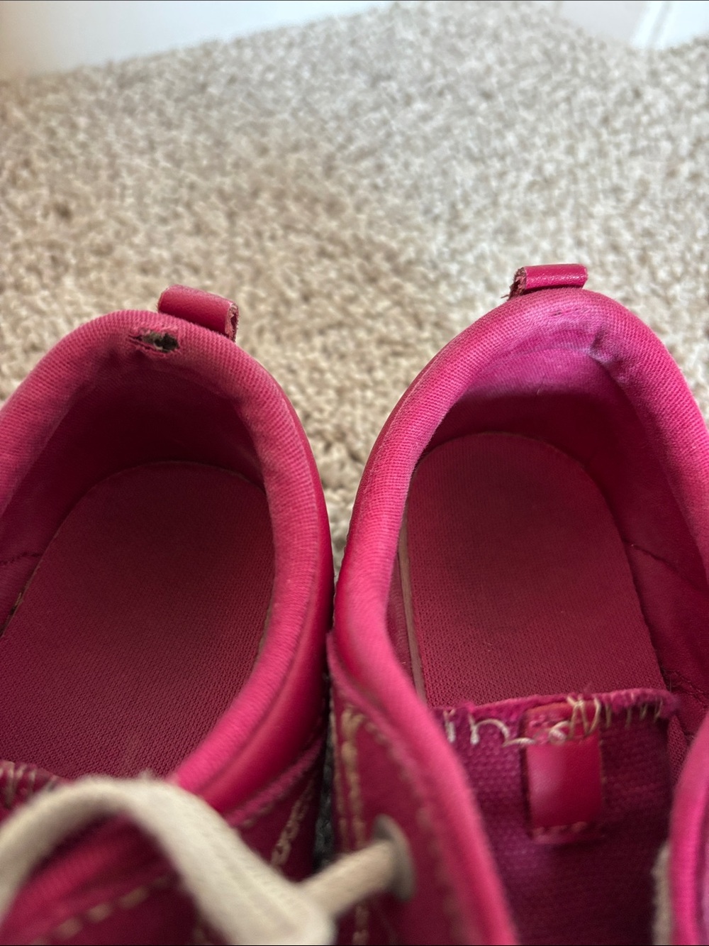 Merrell Raspberry Canvas Low-Top Sneakers - Picture 7 of 7